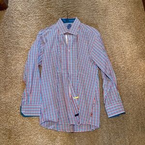 Mens English Landry striped dress shirt!